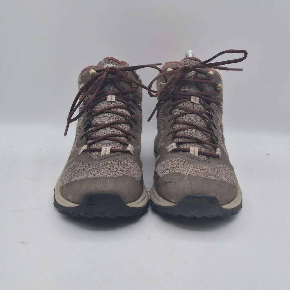 KEEN Snow Hiking Boots Womens Size 8 Brown Waterproof Ankle Lace Up 1023497